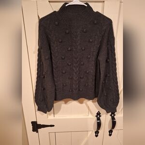 XS Black mock neck sweater